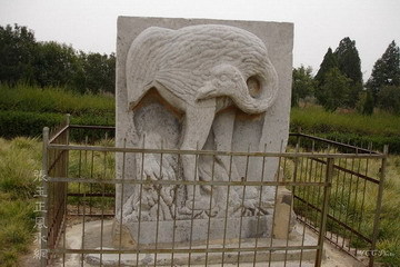 唐睿宗李旦橋陵的石雕保存完整